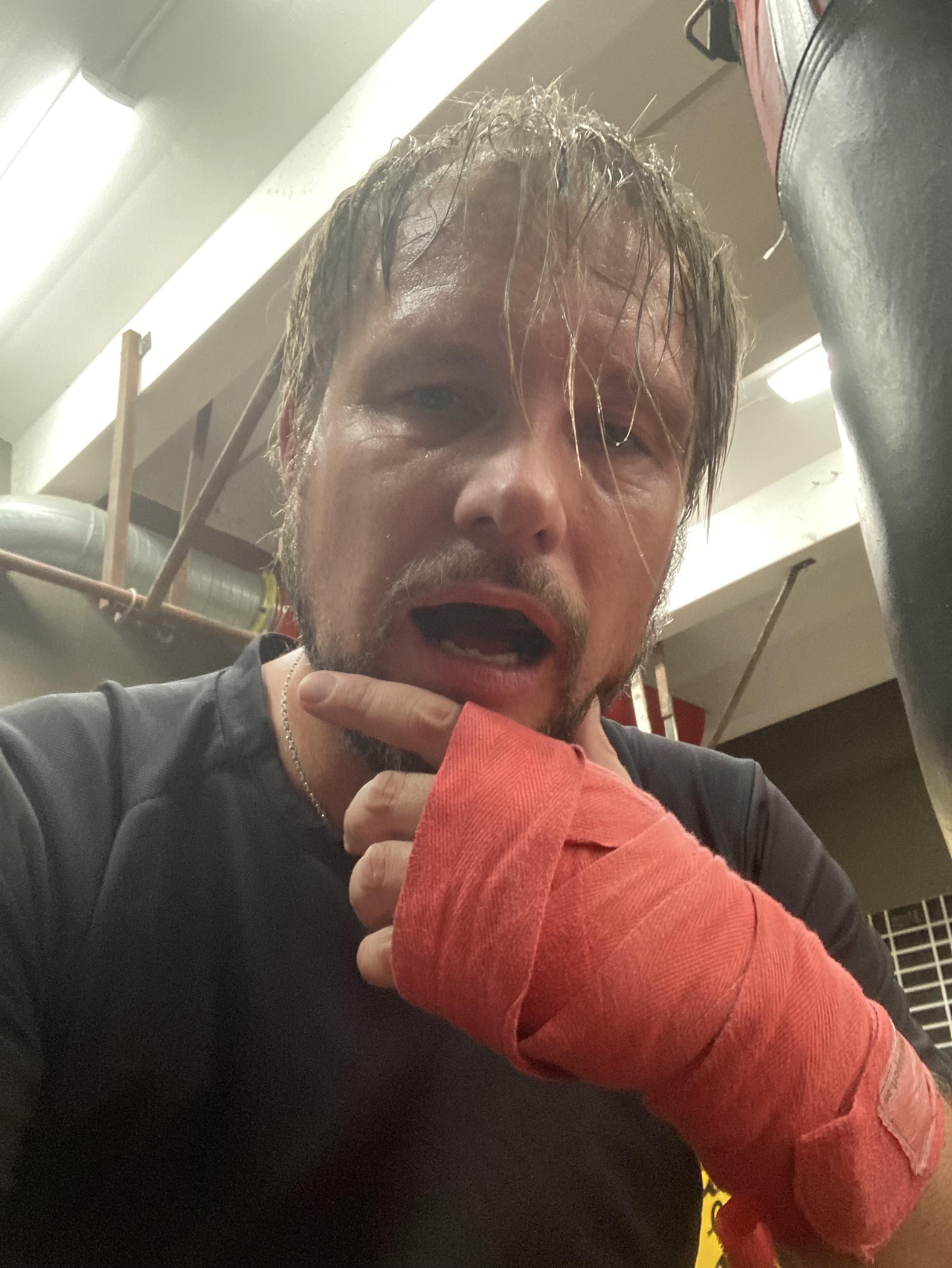 Coachen efter träning